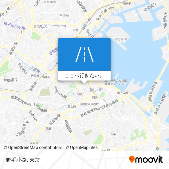 野毛小路地図
