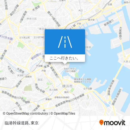 臨港幹線道路地図
