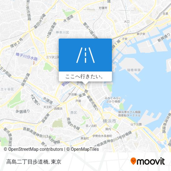 高島二丁目歩道橋地図