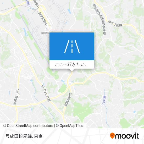 号成田松尾線地図