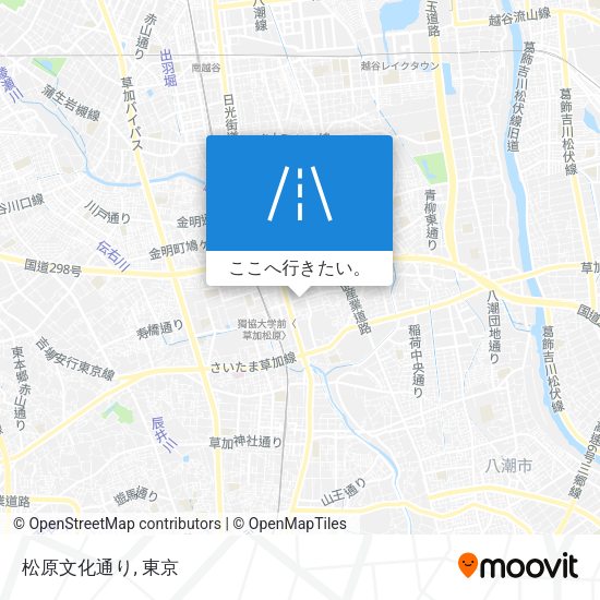 松原文化通り地図