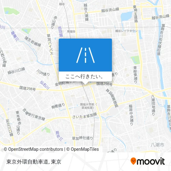 東京外環自動車道地図