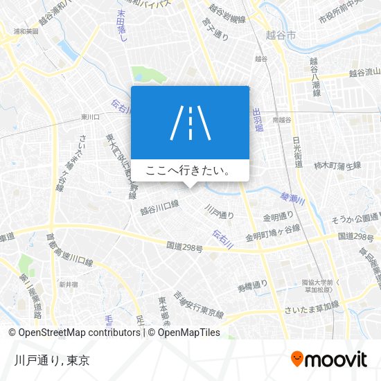 川戸通り地図