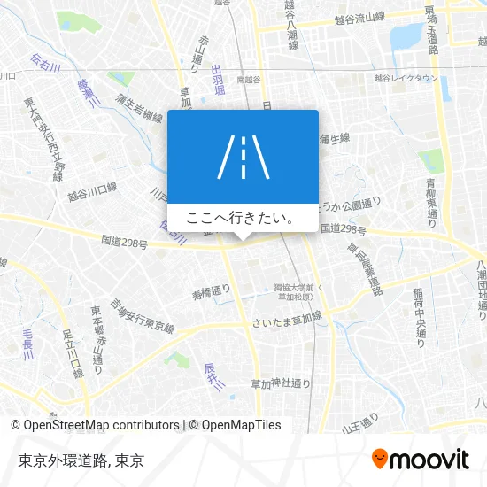 東京外環道路地図