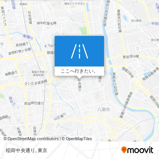 稲荷中央通り地図