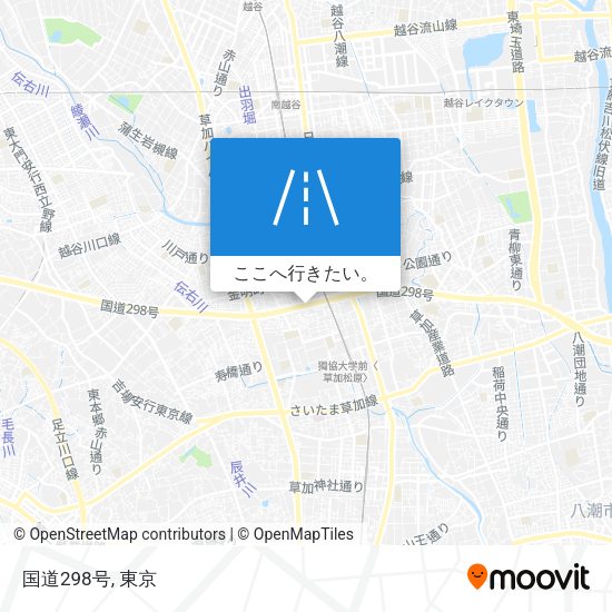国道298号地図