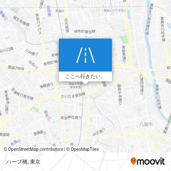 ハープ橋地図