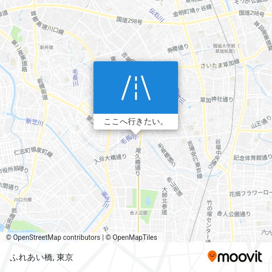 ふれあい橋地図