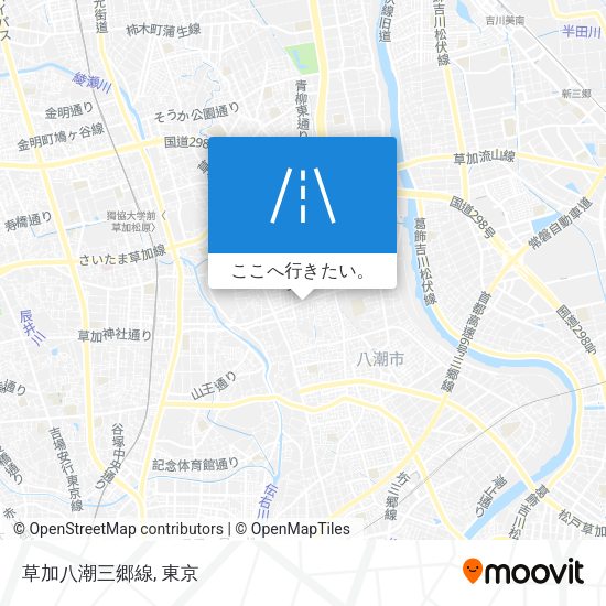 草加八潮三郷線地図