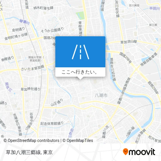 草加八潮三郷線地図