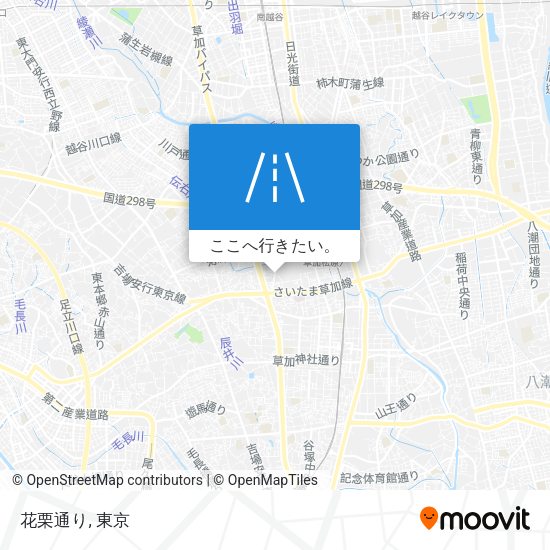 花栗通り地図