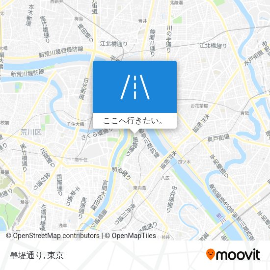 墨堤通り地図