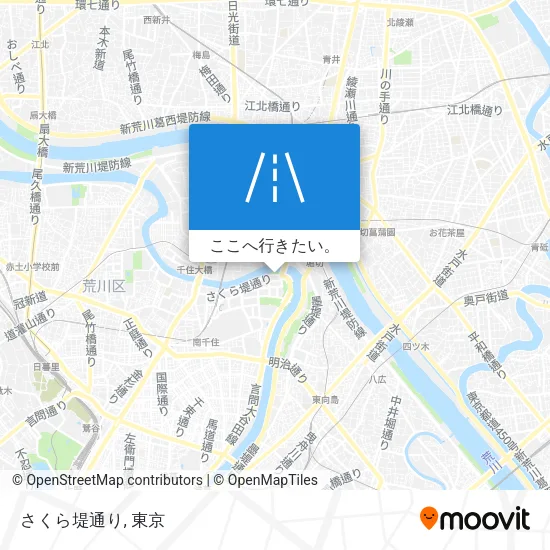 さくら堤通り地図