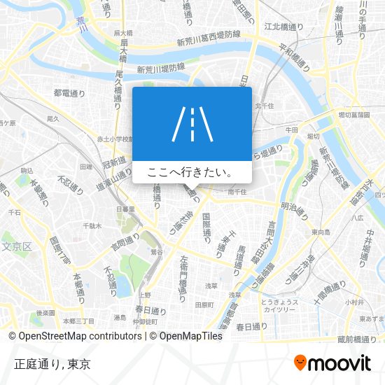 正庭通り地図