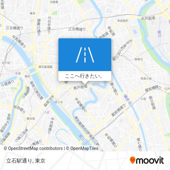 立石駅通り地図