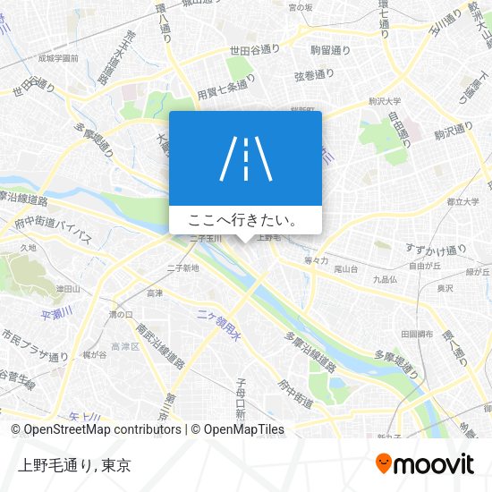上野毛通り地図