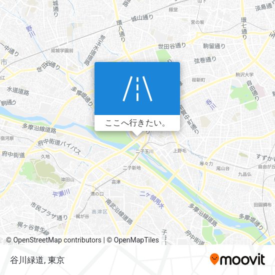 谷川緑道地図