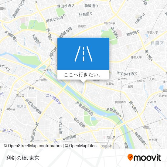 利剣の橋地図
