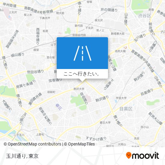 玉川通り地図
