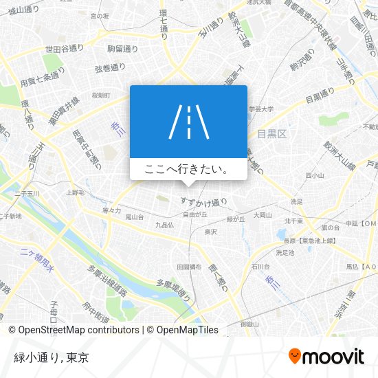 緑小通り地図