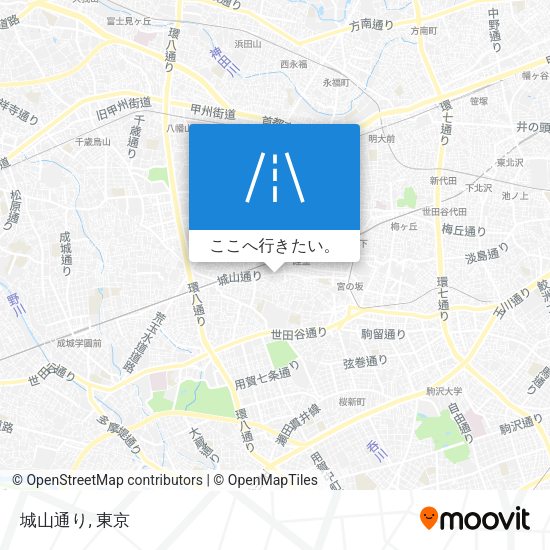 城山通り地図