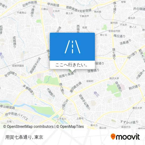 用賀七条通り地図