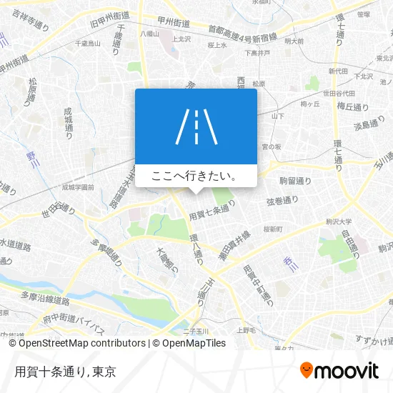 用賀十条通り地図