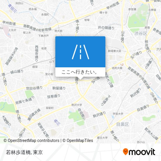 若林歩道橋地図