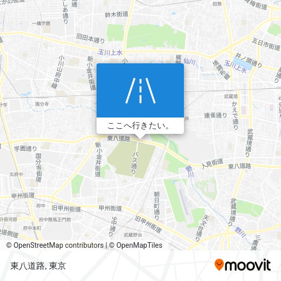 東八道路地図
