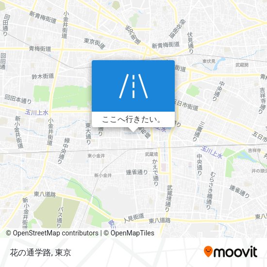 花の通学路地図