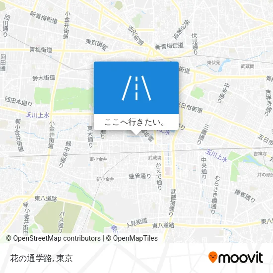 花の通学路地図