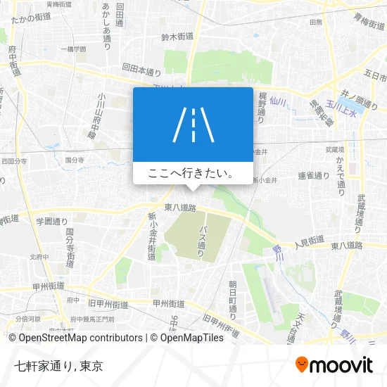 七軒家通り地図