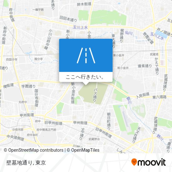 壁墓地通り地図