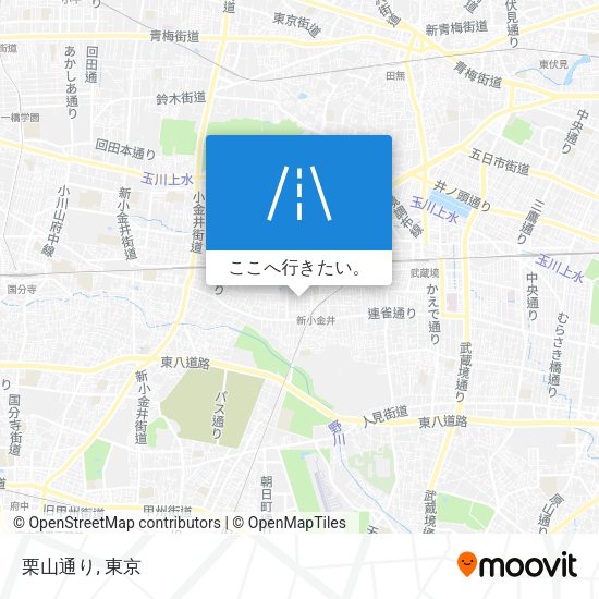 栗山通り地図