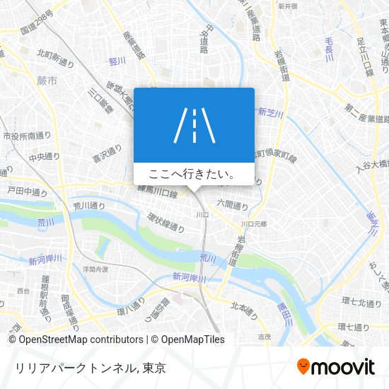 リリアパークトンネル地図