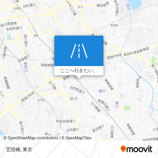 芝陸橋地図