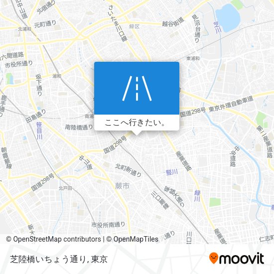 芝陸橋いちょう通り地図