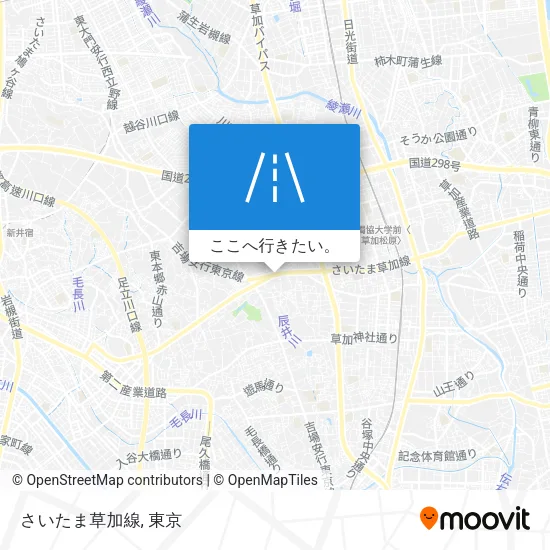 さいたま草加線地図