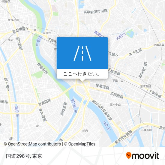 国道298号地図