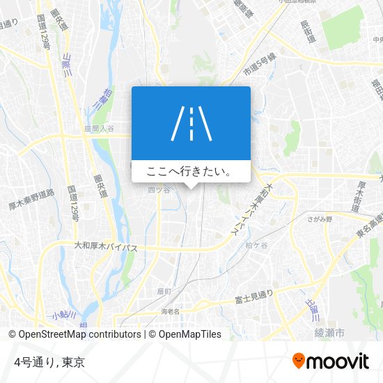4号通り地図