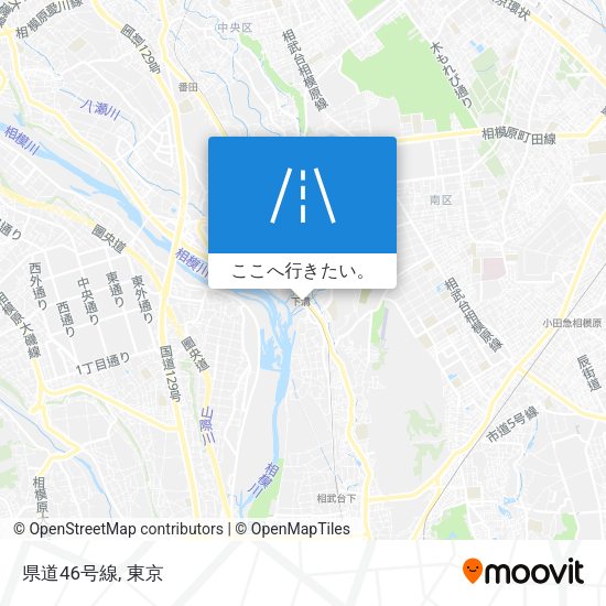 県道46号線地図