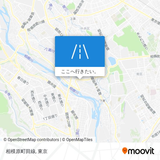 相模原町田線地図