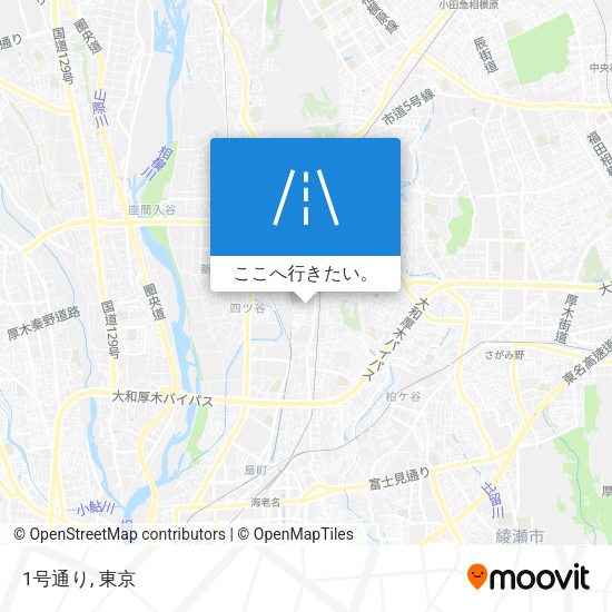 1号通り地図