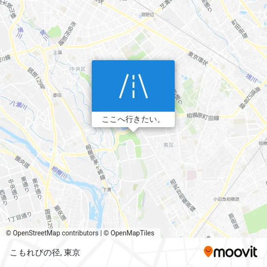 こもれびの径地図