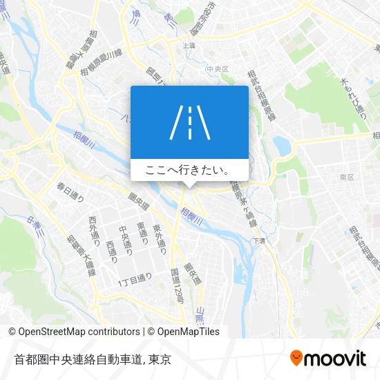 首都圏中央連絡自動車道地図