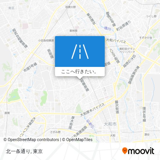 北一条通り地図