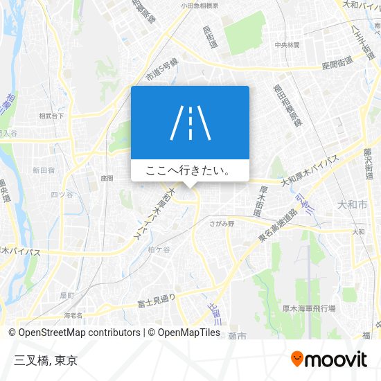 三叉橋地図
