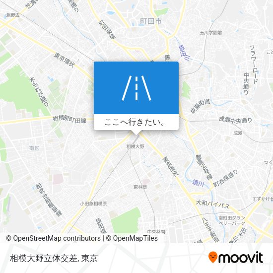相模大野立体交差地図