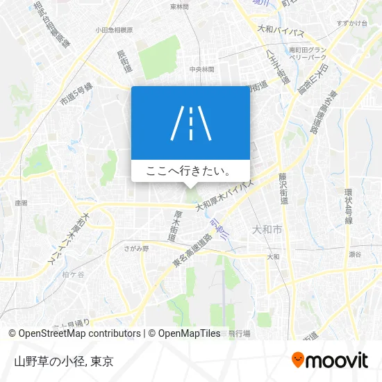 山野草の小径地図