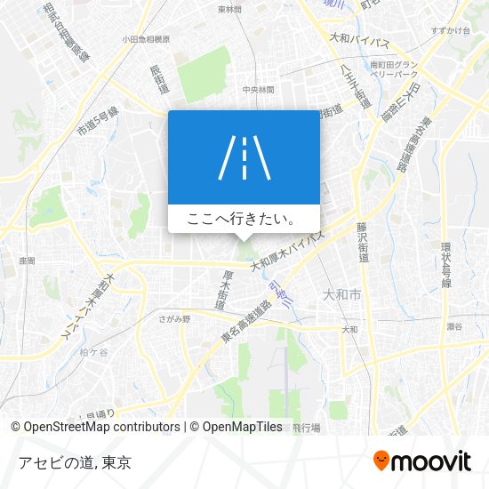 アセビの道地図